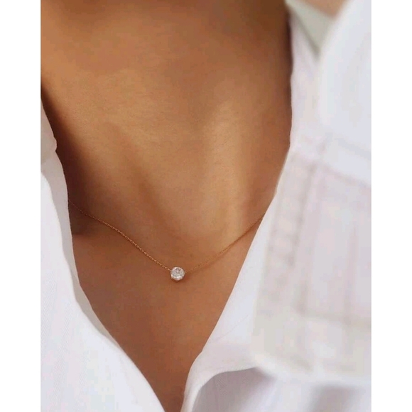 Anthropologie Olivia Classy Minimalist Necklace - Picture 3 of 6